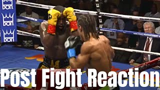 Adrien Broner Vs Blair Cobbs Post Fight Reaction [upl. by Stacey]