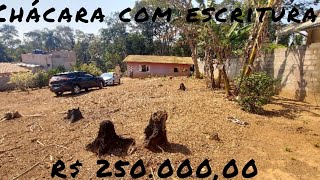 CHÁCARA 1200M² COM ESCRITURA DEFINITIVA E PERTO DA REPRESA [upl. by Stier]