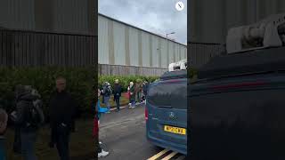 Hundreds queue for the launch of new CalMac ferry MV Glen Rosa [upl. by Dawkins]