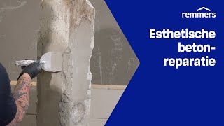 Esthetische betonreparatie met Betofix R2 [upl. by Bahner875]