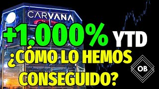 💥CARVANA sube un 1000 en 2023 Cómo encontrar estas oportunidades en bolsa [upl. by Cacilia]