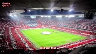 Mia San Mia FC Bayern Vereinslied  HD  with lyrics [upl. by Beyer]