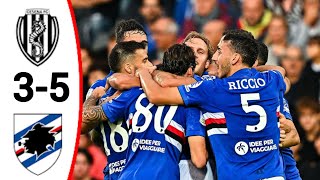 CesenaSampdoria 35 Tutti i gol e gli highlights [upl. by Asirret]