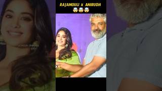 🤩 Anirud And Rajamouli  anirud Ravichandran [upl. by Josselyn127]