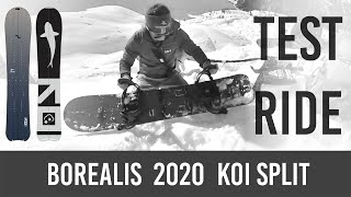 Borealis 2020 Koi Splitboard Test Ride [upl. by Abba589]