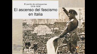 El periodo de entreguerras III el fascismo italiano [upl. by Kehoe]