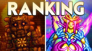 I Ranked Every Terraria Boss [upl. by Ezarras391]