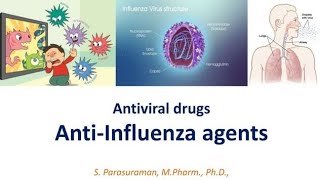 Anti Influenza Drugs  Neuraminidase inhibitors M2 protein Inhibitors [upl. by Nerua]