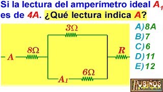 EXAMEN AGRARIA ELECTRODINÁMICA CIRCUITOS ELÉCTRICOS KIRCHHOFF RESUELTA SOLUCIONARIO ADMISIÓN MOLINA [upl. by Monsour623]