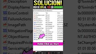 CPU 100 DE USO Windows 10  11  SOLUCIÓN windows tutorial [upl. by Ettinger]