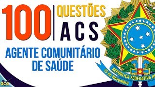 Simulado Agente Comunitário de Saúde ACS  100 Questões [upl. by Mariejeanne]