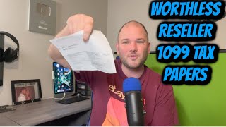 2022 Reseller 600 Tax Disaster  1099s are WORTHLESS [upl. by Mikey]