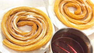 Churros caseros fáciles no explotan [upl. by Notsag]