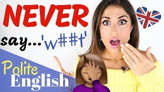 Polite British Expressions  How to Speak English Politely [upl. by Bina]