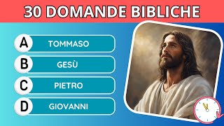 30 DOMANDE BIBLICHE  VERSETTI  VANGELO DI MATTEO [upl. by Inami]