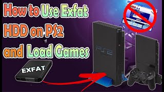 How to Use EXFAT hdd on PS2 and Load Games  2024 Guide [upl. by Eidnew172]