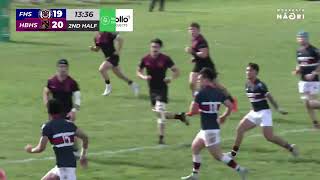 Hamilton Boys v Fielding  HIGHLIGHTS  NZSS Top 4 Rugby XV Semi Final 2024 [upl. by Airretal]