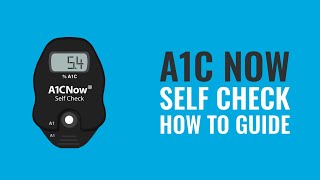 A1C NOW SELF CHECK  HOW TO USE [upl. by Valleau434]