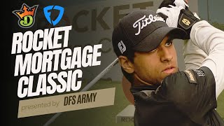 DFS PGA  Rocket Mortgage Classic  FREE Draftkings and Fanduel Breakdown  DFS Army [upl. by Atsedom339]