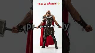 Thor vs Shazam vs thorvsshazam shazam shazamvsthor thorvsshazamfight thorvsshazambattle dc [upl. by Adnirem]