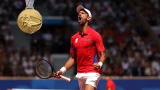 Novak Djokovic wins gold in Mens Tennis Singles 🥇  Paris 2024 Highlights [upl. by Puttergill]