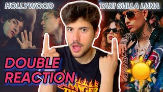 HOLLYWOOD vs TAXI SULLA LUNA  REACTION  Irama Rkomi  Tony Effe Emma Takagi amp Ketra 🇮🇹 [upl. by Fleurette]