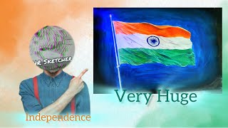 ThiS is My HuGe ArtWork of🫡 InDian Flag 😍 TiranGa 🇮🇳 [upl. by Hnamik]