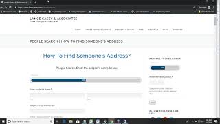 FIND INFORMATION ON PEOPLE FOR FREE  PEOPLE SEARCH [upl. by Sisxela]