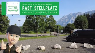 RastStellplatz Arnoldstein  Wohnmobilstellplatz im Dreiländereck Österreich Italien Slowenien [upl. by Alian]