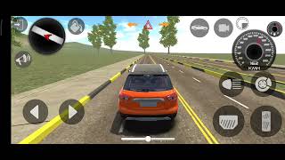 new game Orange car driving fast accident [upl. by Westhead]