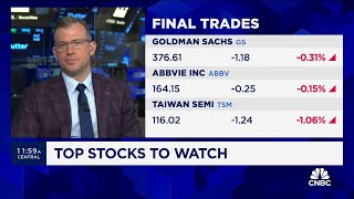 Final Trades Goldman Sachs Taiwan Semi and Abbvie [upl. by Alver]