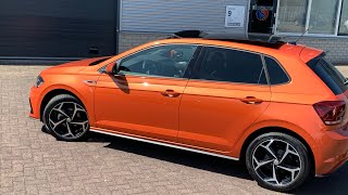 Dutch NL review Volkswagen NEW Polo Rline in 4K Energic Orange 17 inch Bonneville [upl. by Odele648]