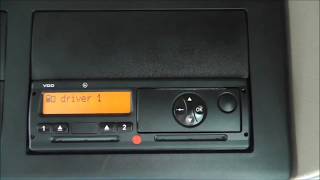 Siemens Tachograph How To Access Info On The Display [upl. by Anaugahs]