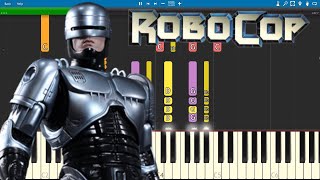 Robocop Theme Soundtrack  Synthesia Cover [upl. by Rysler356]