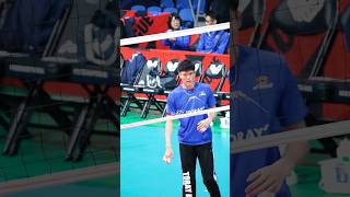 東レ最後の健太郎さん ウォームアップ動画volleyball 髙橋健太郎 vリーグ 東レアローズ [upl. by Macswan]