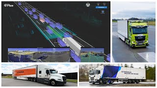 Plus and Scania MAN and Navistar Partner on Level 4 Autonomous Trucks [upl. by Scoles]