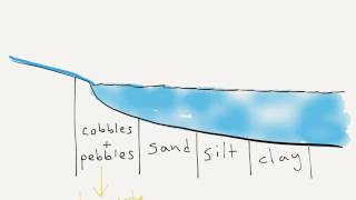 Sediment Deposition at River Mouths [upl. by Nerrat500]