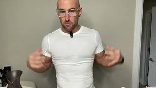 POLO Mens Ralph Lauren Slim Fit White Tshirt REVIEW [upl. by Amick]