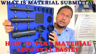 What is Material submittal  How to take material approval easily  material submittal basics [upl. by Cass918]