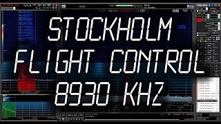 Stockholm AERadio flight control medical assistance exchange  8930 kHz [upl. by Otsenre]