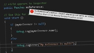 NullReferenceException CodeSnips 001 [upl. by Atrebla320]