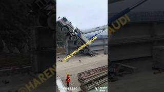 mobile crane accident 😭😭😭comedy funnyvideos funny [upl. by Randolf]