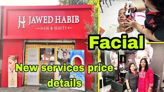 Jawed Habib Facial Treatment Jawed Habib Salon  New service details with price  Jawed Habib [upl. by Swagerty315]