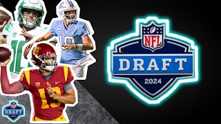 2024 NFL Mock Draft Post Divisional Round Quarterbacks go First Second and Third [upl. by Eudosia861]