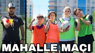 ANNEMLE MAHALLE MAÇI YAPTIK CHALLENGE  CİPS KOLA ISMARLAMALI [upl. by Erreit]