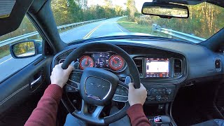 2021 Dodge Charger SRT Hellcat Redeye Widebody  POV Test Drive and Track Lap Binaural Audio [upl. by Kristal]