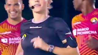 women referee whatsapp status funny moments with football players malayalam Tamil english [upl. by Ydoc982]