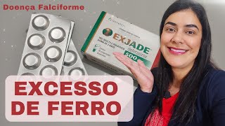 FERRITINA ALTA como tratar Excesso de Ferro Sangria e o Quelante deferasirox  Exjade [upl. by Sillek100]