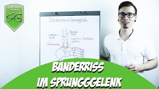 Bänderriss im Sprunggelenk  Die bessere Behandlung [upl. by Yenettirb]