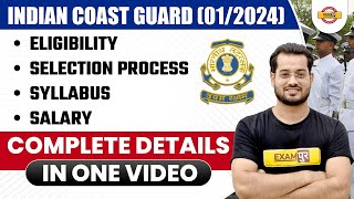 Indian Coast Guard New Vacancy 2023 012024 Eligibility Selection Process Syllabus by Vivek Sir [upl. by Farleigh373]